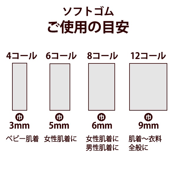 ゴム 『ソフトゴム お買得用 6コール 13m巻 UG-026』 YUSHIN 遊心