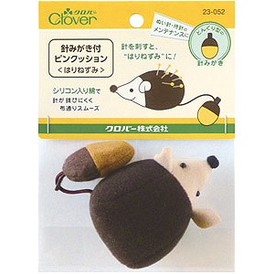 針山 『針みがき付ピンクッション はりねずみ 23-052』 Clover
