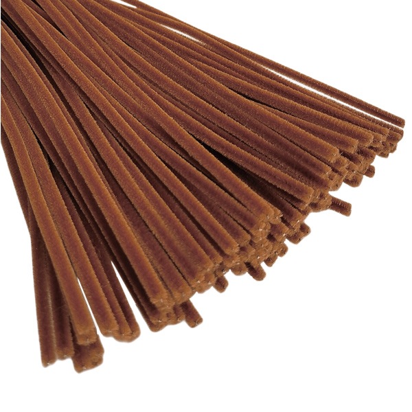 モール 『1分モール 単色100本パック 111番色 茶 111-100』 SOANDYOU