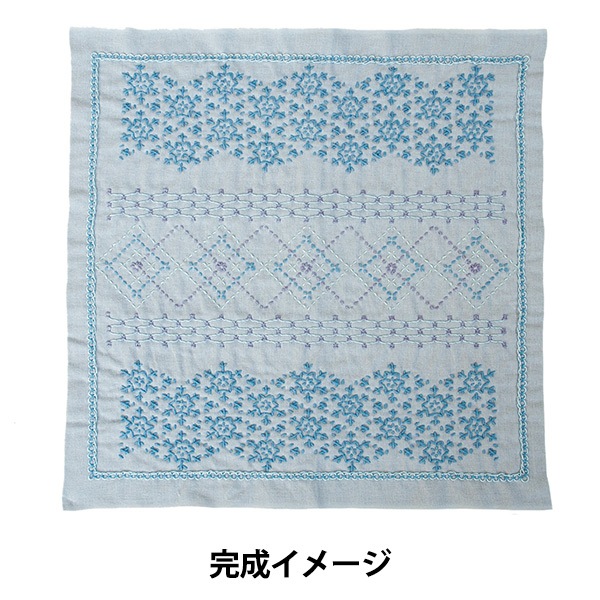 刺しゅうキット 『刺し子キットLa bouquetiere スノーフレーク