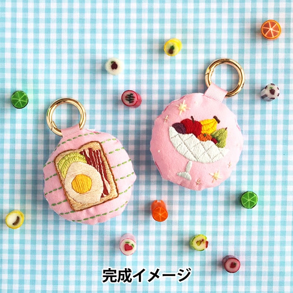 刺しゅうキット 『SUZURANDOUの美味しそうな刺繍キット ごほうび朝