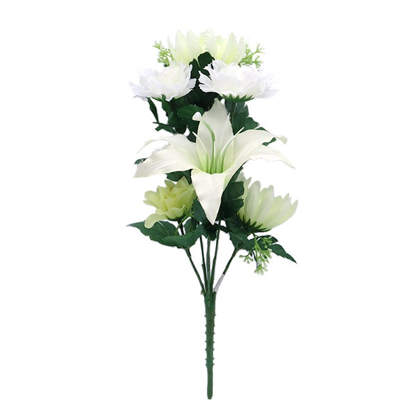 お供え花 造花 お花のみ一対 クレマチス