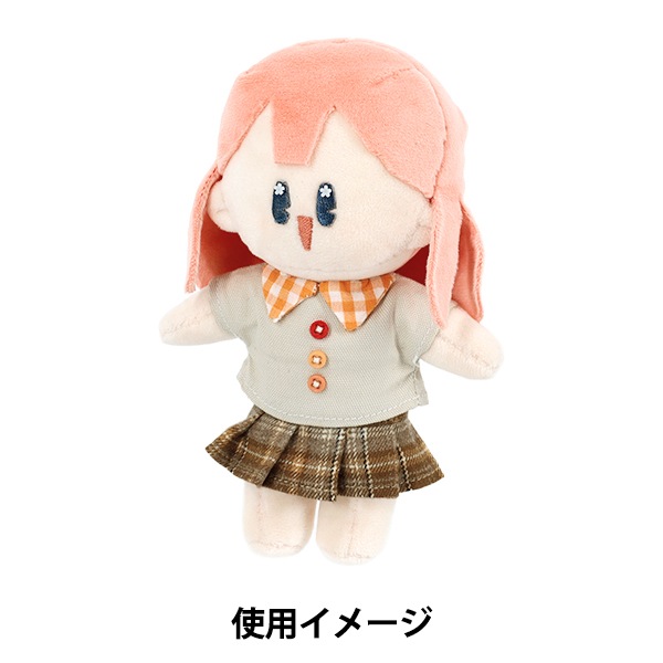 ぬいぐるみ衣装 『mpa プリーツスカート チェック Mサイズ 茶 MPA-92A