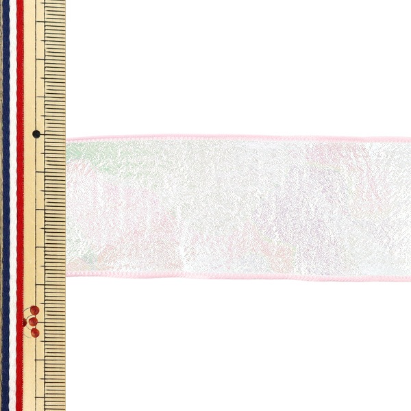 リボン 『オーロラリボン 2025 約幅38mm×長さ2m ピンク YRC2534-38