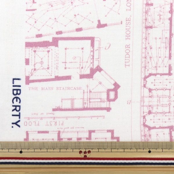 数量5から】 生地 『リバティ・ファブリックス 11号帆布 ブルー