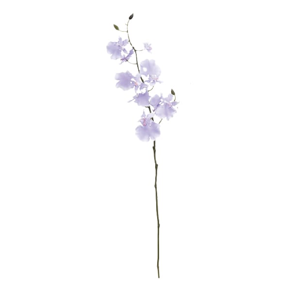 造花 シルクフラワー 『オンシジューム×9 つぼみ×3 ライトパープル A