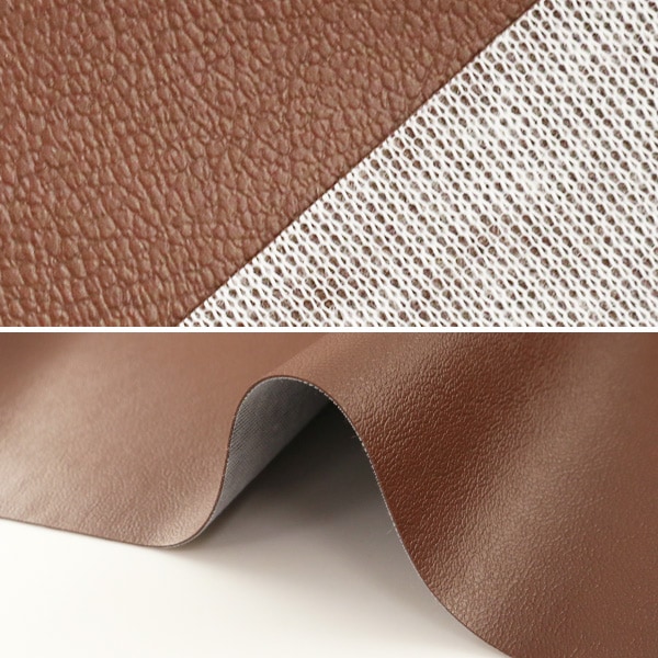 数量5から】 生地 『ロイヤルレザーナ ブラウン PVC6500-15BR』 生地