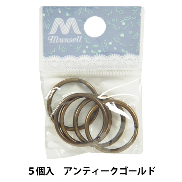 手芸金具 『二重リング シルバー T-26 10個入り』 ビーズ,ビーズ