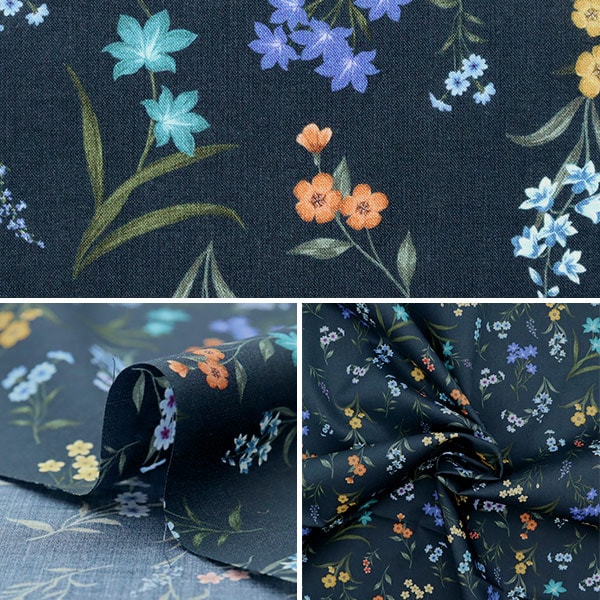 数量5から】 生地 『LIBERTY フローララブコレクション ボタニカル