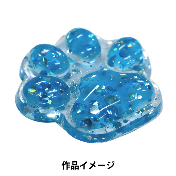 レジンモールド 『シリコンモールド 肉球 大 MO-40』 ビーズ,レジン,UV