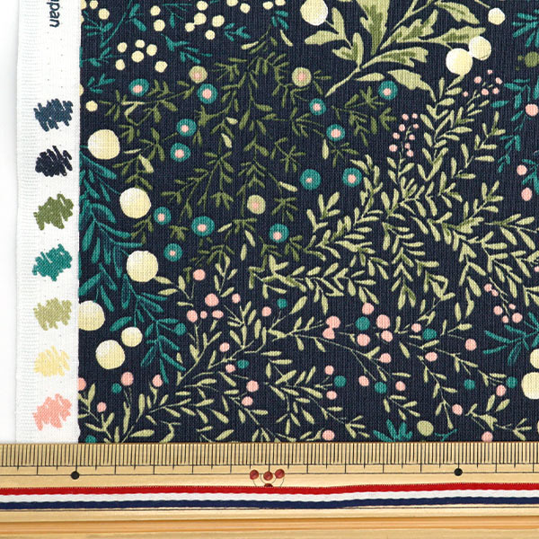 数量5から】 生地 『シーチングソフト加工 パレット 手描き小花