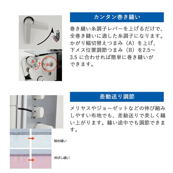 ロックミシン本体 『ロックミシン MO-2800/JP-P』 JUKI ジューキ