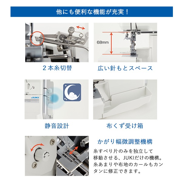 ロックミシン本体 『ロックミシン MO-2800/JP-P』 JUKI ジューキ