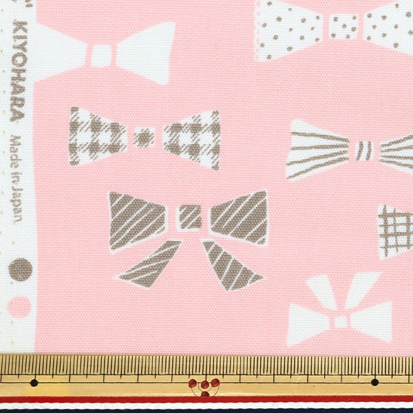 数量5から】 生地 『オックス お気に入りシリーズ ミルキーリボン