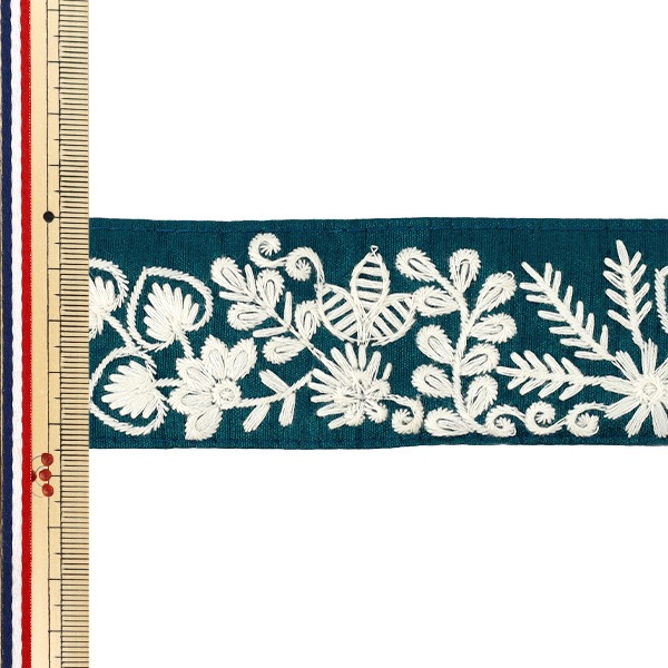 数量5から】 手芸ブレード 『2025 インド刺繍ブレード 約4.5cm幅