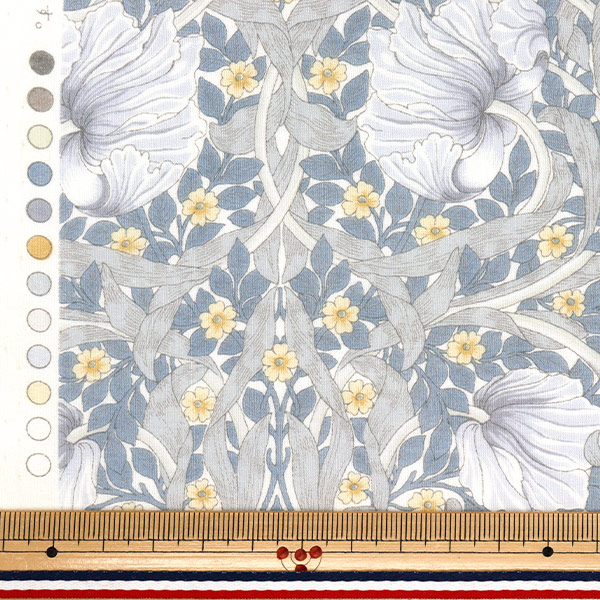 数量5から】 生地 『V&A 80ローン ピンパネル ライトグレー