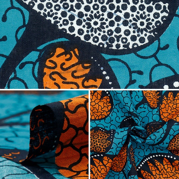 限定値下げ！　希少　アフリカンプリンス　都内引き取り限定　128cm アフリカンワックスプリント メンズイージーパンツ Reels パンツ