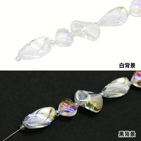 アクセサリー素材 『ガラスビーズ 変形mix クリスタルAB GN-8-21A-04A