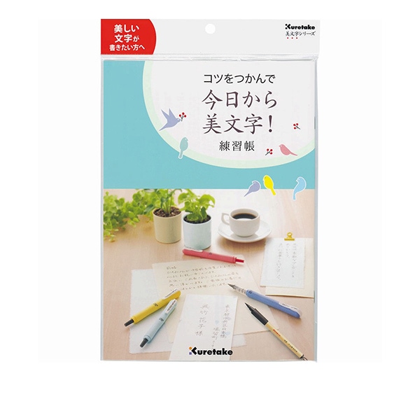 書籍 『コツをつかんで今日から美文字! 練習帳 DAW100-8』 Kuretake