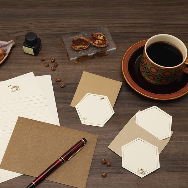 文具 『メモリーズ レター 羽根ペンとインク TL070』 包む TSUTSUMU