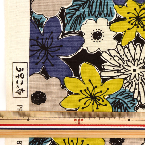 う早この布 綿 10番 キャンバス 生地 オルタンシア □ コットン 布 花柄 布