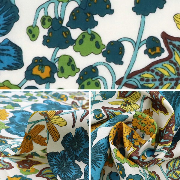 数量5から】 生地 『LIBERTY リバティプリント タナローン エドナ