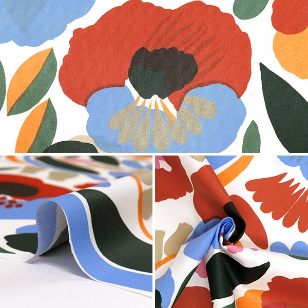 数量5から】 生地 『マリメッコ ハッタラクッカ マルチカラー 074308