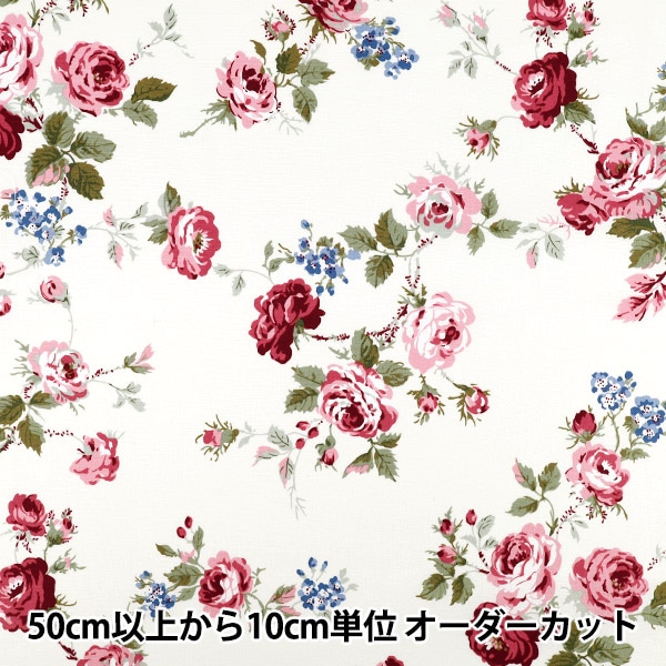 現品限り】【数量5から】 生地 『ローラアシュレイ プリント シャー