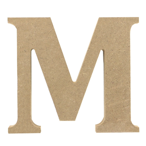 切り文字 『木製アルファベットMサイズ W AGF-05W』 ERUBERU