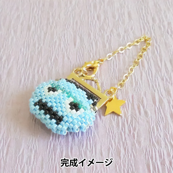 ビーズキット 『ハロウィンモンスターのがまぐちチャーム フランケン