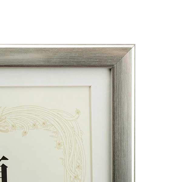 額入り書画 額 『木調賞状額 A4 シルバー 105-880』 画材・文具,額| ホビー