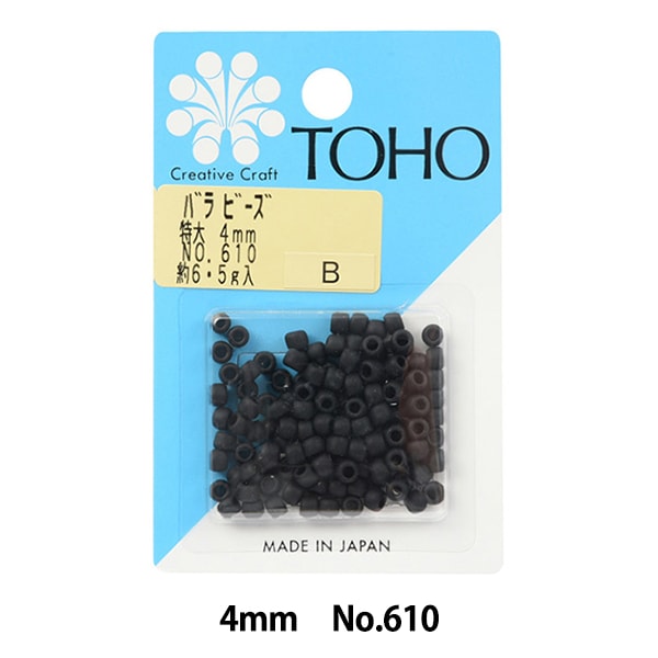 ビーズ 『バラビーズ 特大 約4mm No.610』 TOHO BEADS トーホービーズ