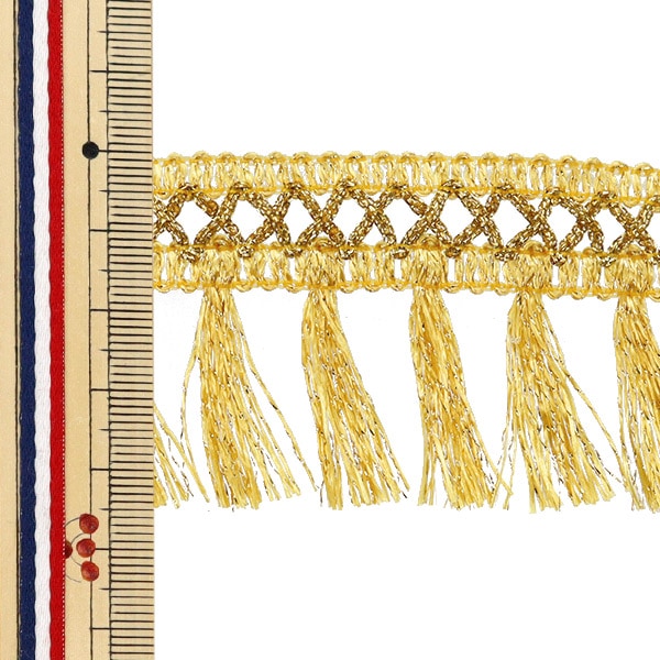 数量5から】 手芸ブレード 『ラメブレード ゴールド 10437』 服飾