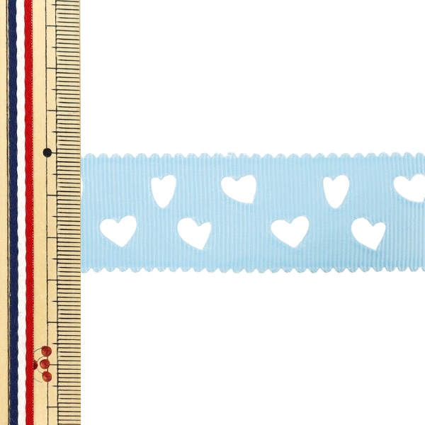 リボン リボン 『グログランリボン ハート 約幅28mm×長さ2m ライト