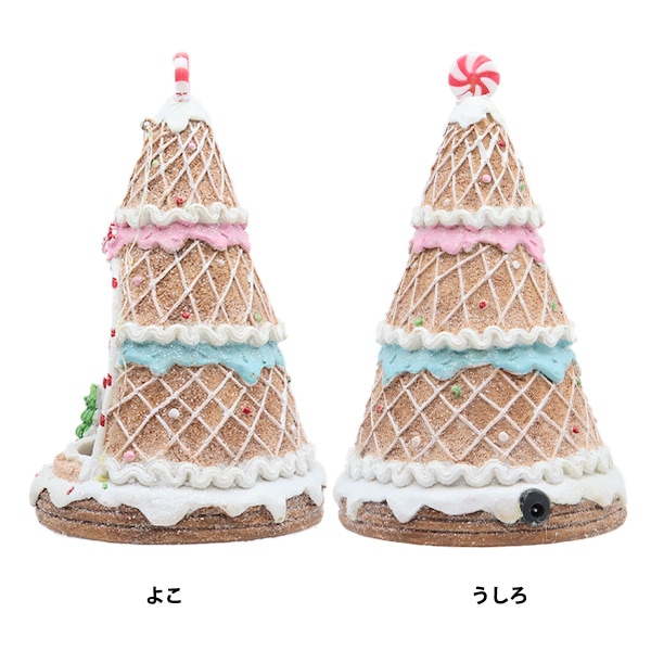 クリスマス雑貨 『クリスマスオブジェD 音楽&ライト付 CMG-24014