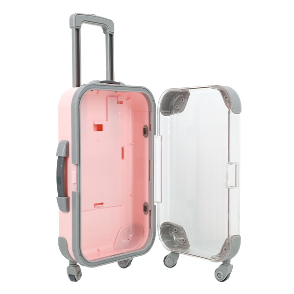 玩具 『ミニチュアスーツケース Lサイズ ピンク MSC-L-PK』 手芸