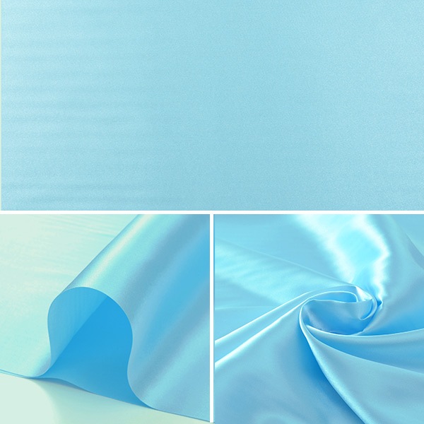 数量5から】 生地 『コスチュームサテン サックス』 東レ 【ユザワヤ