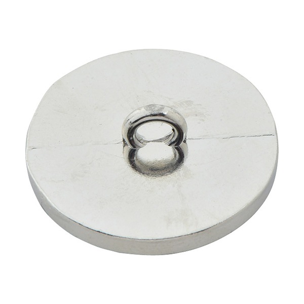 ボタン 『メタル ダイカストボタン 2.1cm シルバー BZ-0316 10003808