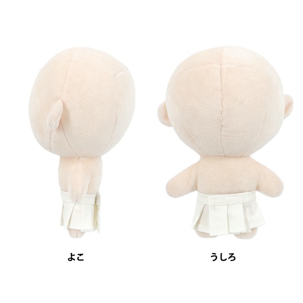m　ぬい　衣装　白 ぬいぐるみ衣装 『mpa プリーツスカート Mサイズ 白 MPA-92F-M』 手芸