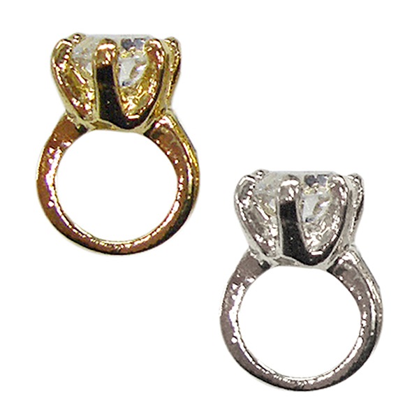モ*ャ様 ゴールド 型チャームリング 手芸金具 『チャーム リング (#10151) 金色』 すべての商品| ホビー