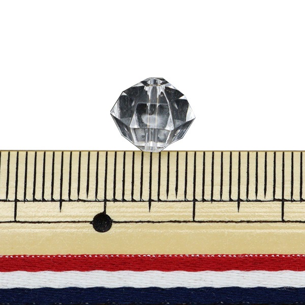 ビーズ 『アクリルパーツ 15個入り クリスタル 9mm AC-9031』 ビーズ