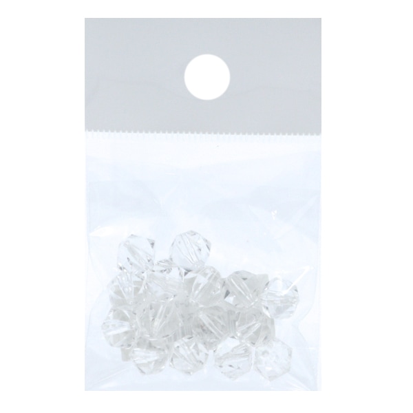 ビーズ 『アクリルパーツ 15個入り クリスタル 9mm AC-9031』 ビーズ