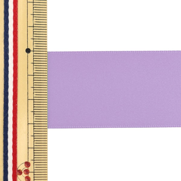 リボン 『ポリエステル両面サテンリボン 紫 32mm×3m』 服飾,リボン,一