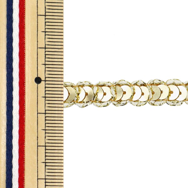 数量5から】 手芸ブレード 『ラメブレード ゴールド 10507』 服飾