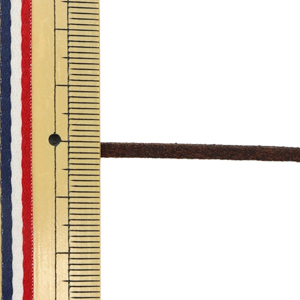 手芸ひも 『1反売り スエードテープ 幅約3mm×約90m巻 ダークブラウン