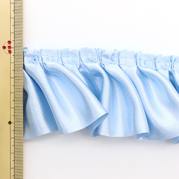 ☆☆EXOTIC BLUE　ゆったりサイズ　フリルモチーフ　ジャケット