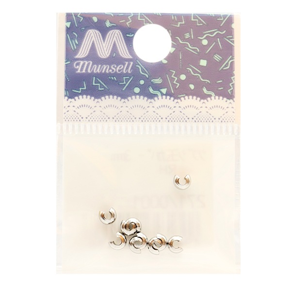 手芸金具 つぶし玉カバー 3mm 10個 271 0001s ビーズ ビーズ金具 留め金具 ホビー材料の通販 ユザワヤ公式ネットショップ