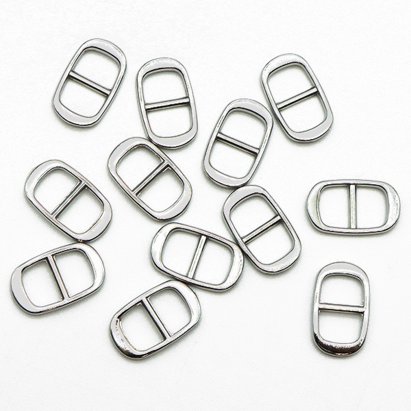 手芸金具 『ミニバックル 内寸8mm MB0811SI シルバー』 服飾,パーツ