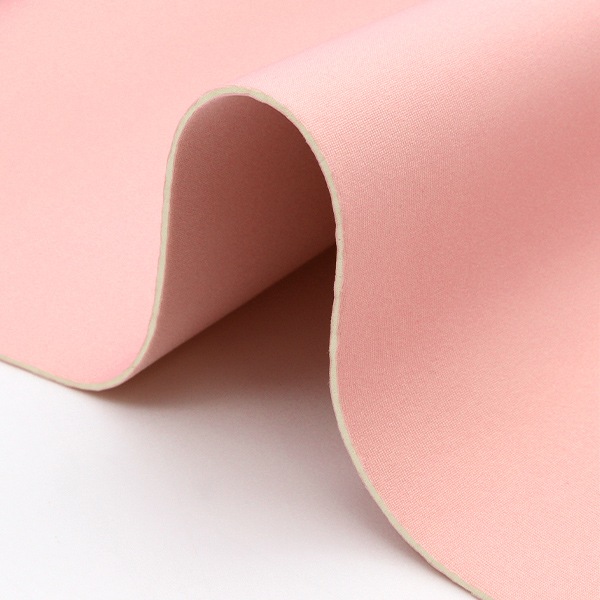 生地 『ラバークロス カットクロス 約45cm×45cm 無地 ピンク×ピンク