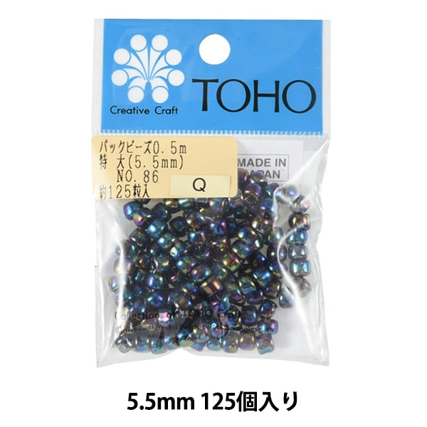 ビーズまとめ ビーズ 『パックビーズ 特大 4mm No.86』 TOHO BEADS トーホービーズ
